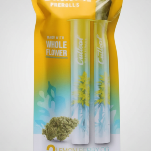 Cutleaf Lemon Berry OG CBD/CBG pre rolls (two 1g pre rolls)
