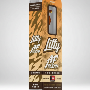 Litty AF 2 gram THCA disposable - Cheetah Piss