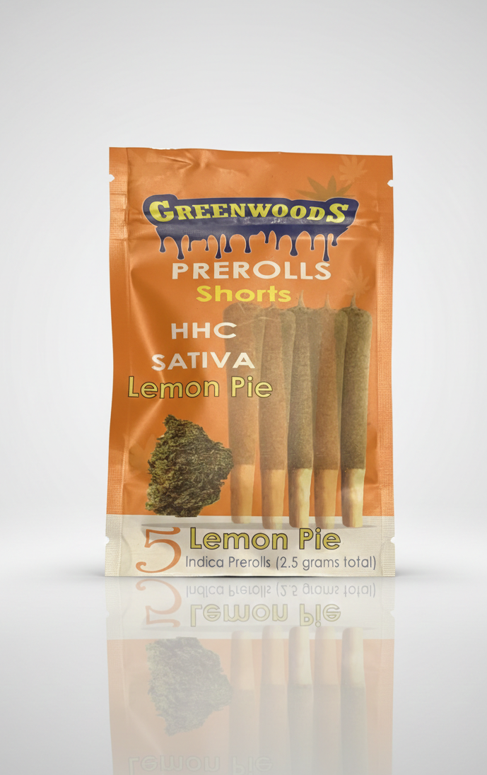 Greenwoods 5 pack pre rolls - Lemon Pie