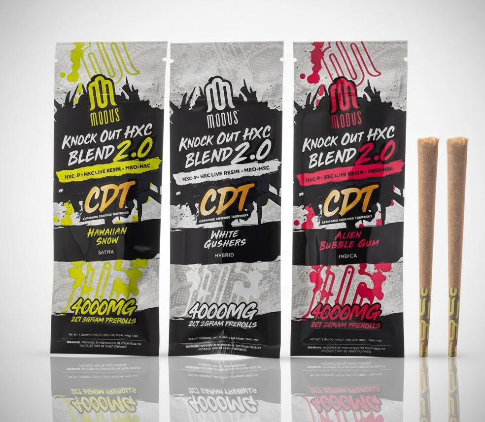 Modus Knock Out HXC pre rolls 4g - Electric Lemonade